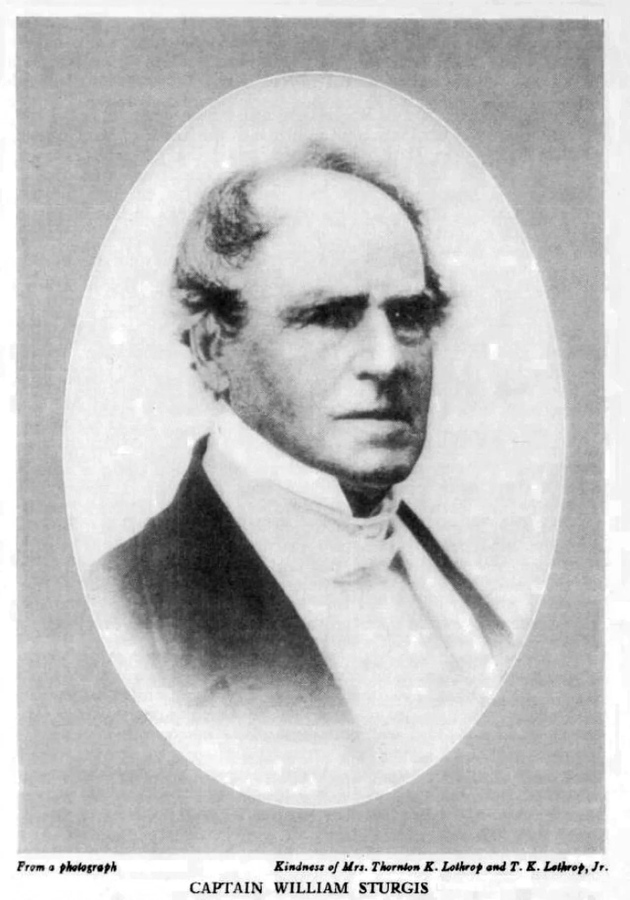 Portrait of William Sturgis (1782–1863) – memorial page