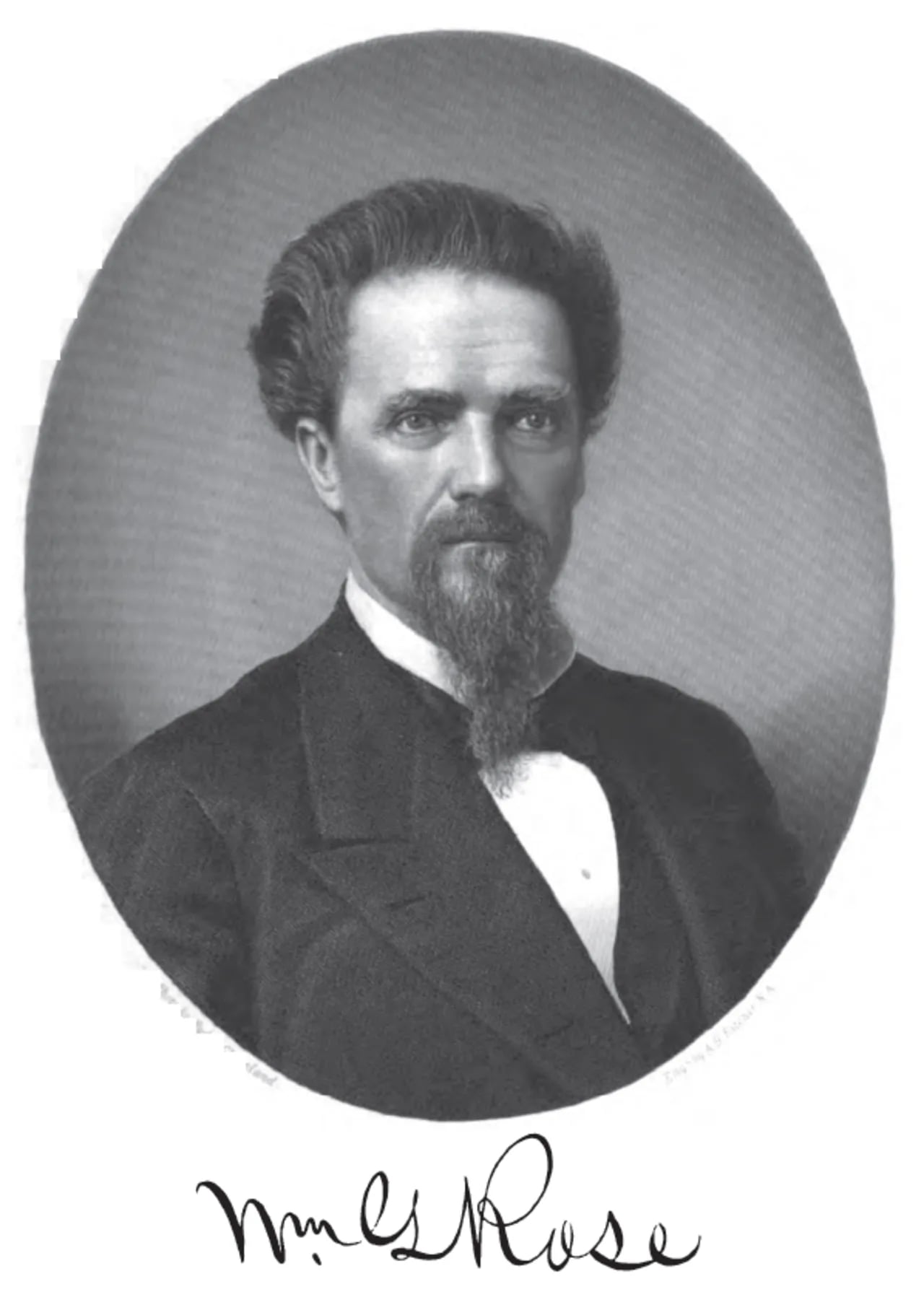 Portrait of William G. Rose (1829–1899) – memorial page