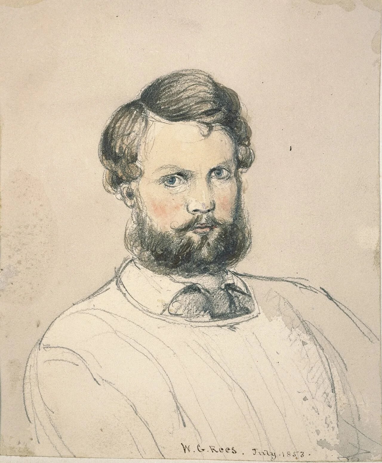 Portrait of William Gilbert Rees (1827–1898) – memorial page