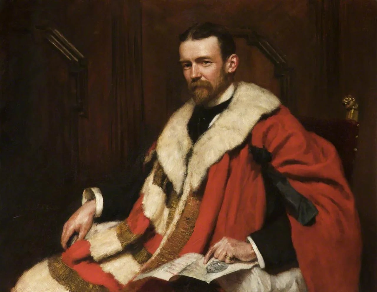 Porträt von William Grey, 9th Earl of Stamford (1850–1910) – Gedenkseite