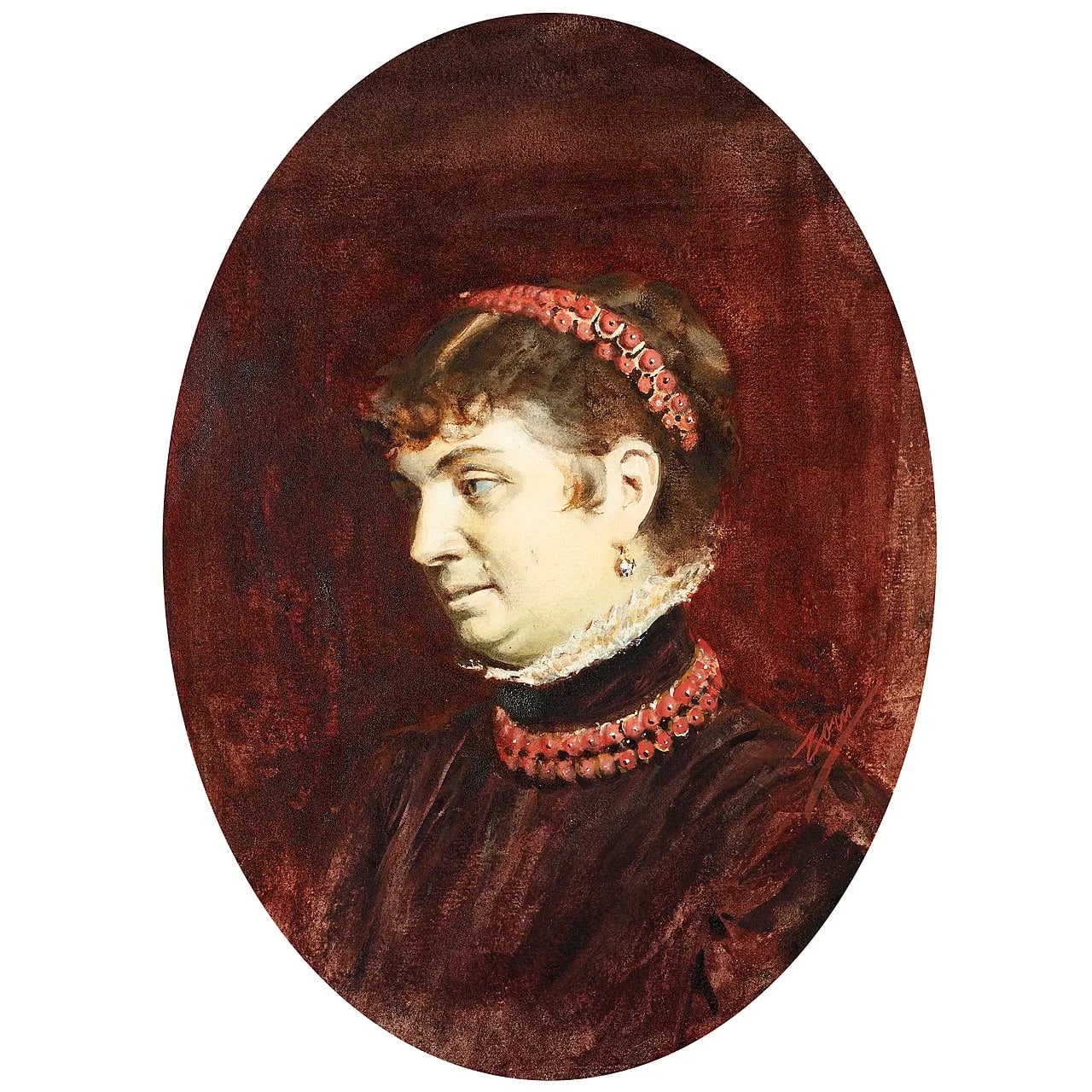 Portrait of Veronika Heiss (1841–1927) – memorial page
