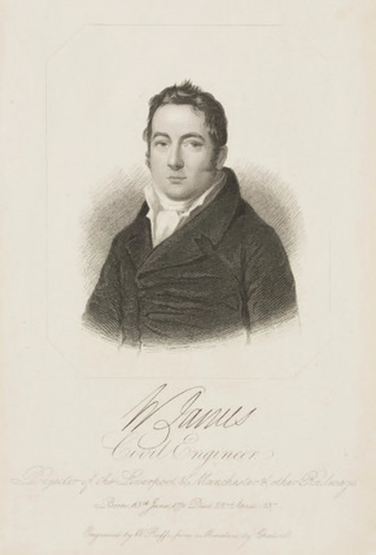 Portrait of William James (1771–1837) – memorial page