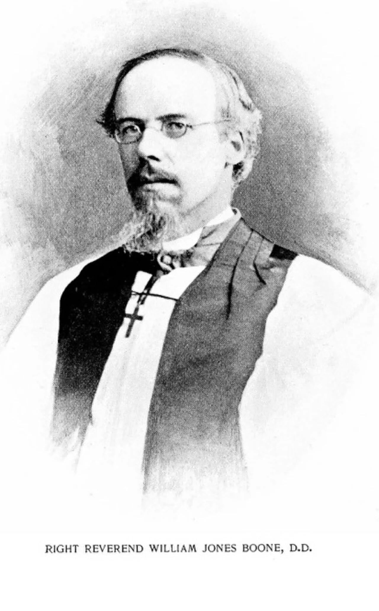 Portrait of William Jones Boone (1846–1891) – memorial page