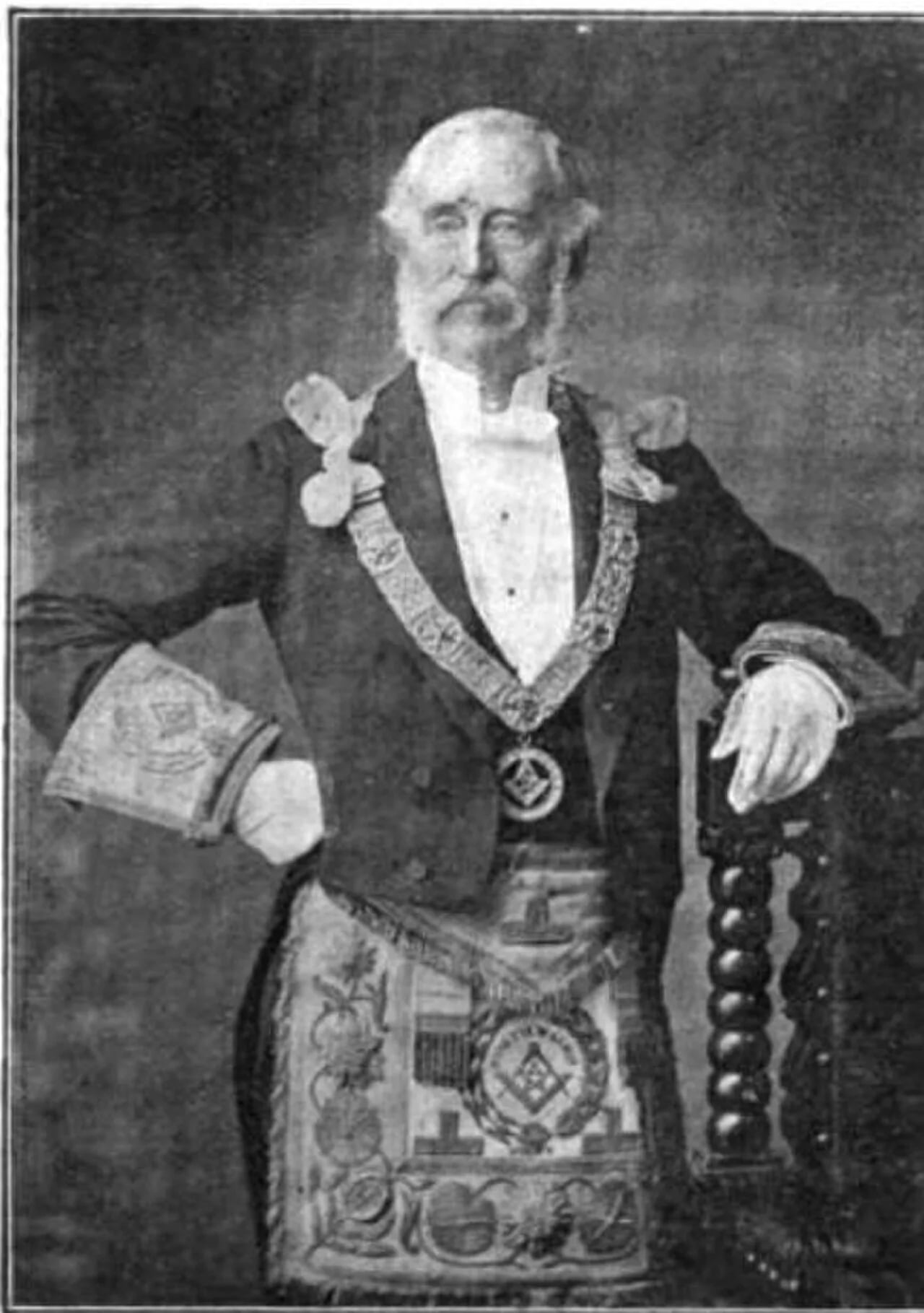 Porträt von William Ormsby-Gore, 2nd Baron Harlech (1819–1904) – Gedenkseite