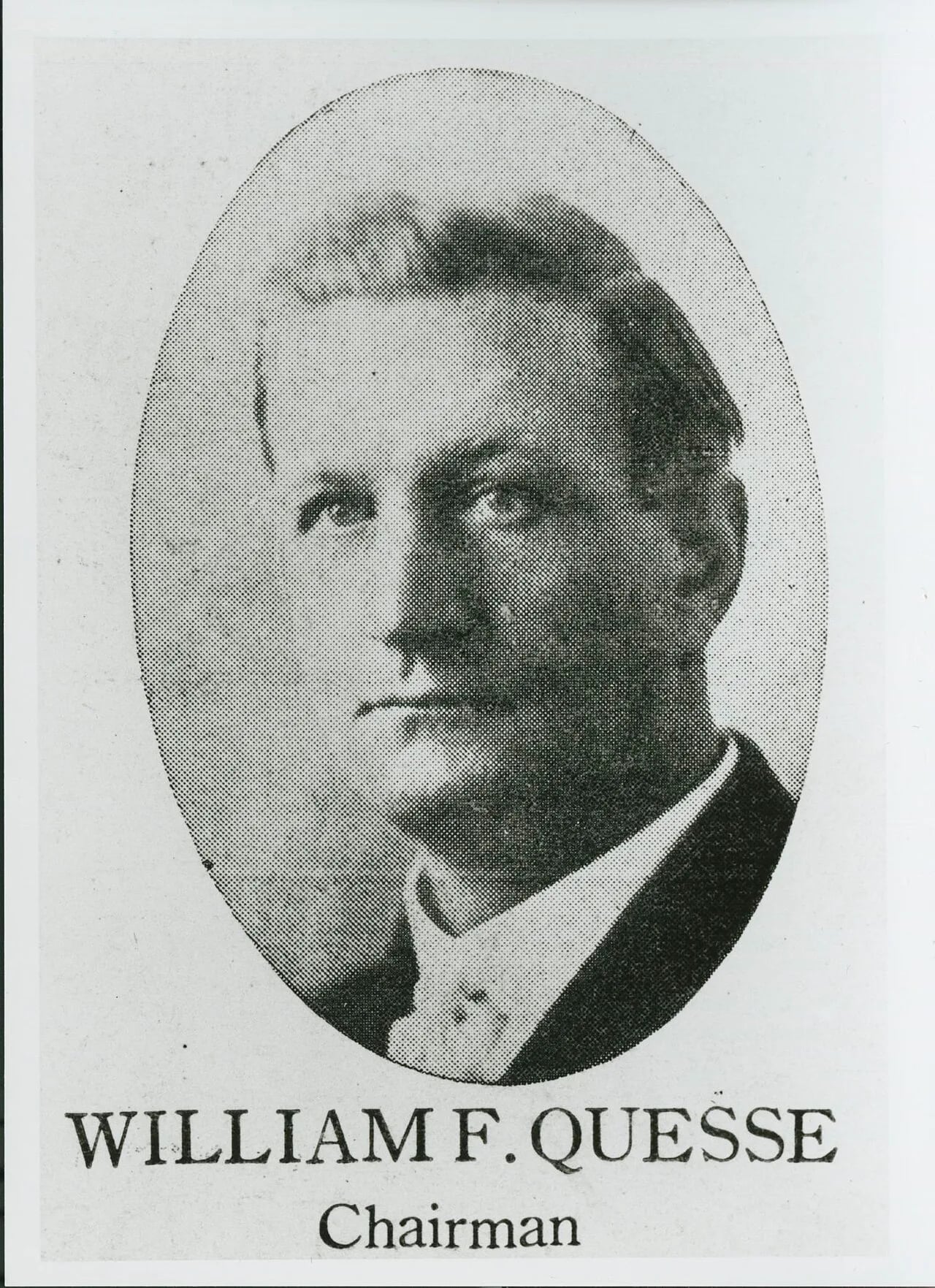 Porträt von William Quesse (1878–1927) – Gedenkseite
