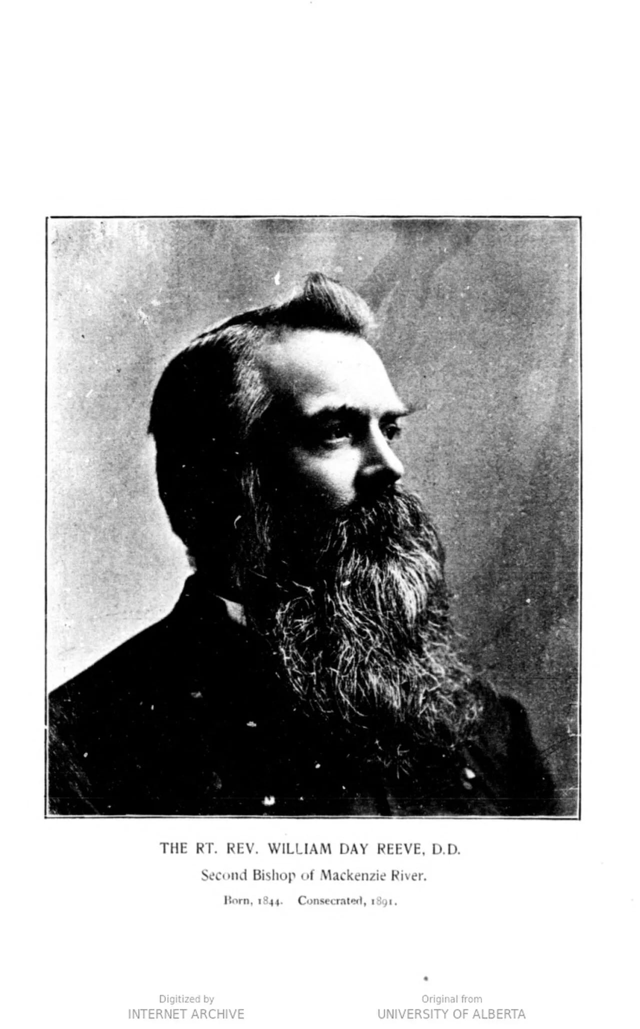 Portrait of William Reeve (1844–1925) – memorial page