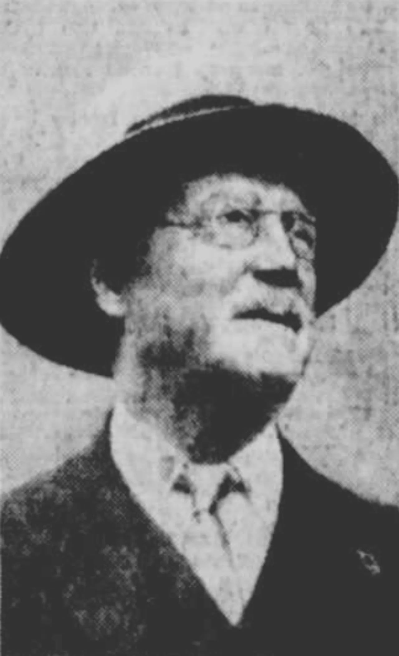 Porträt von Digger Robertson (1861–1938) – Gedenkseite