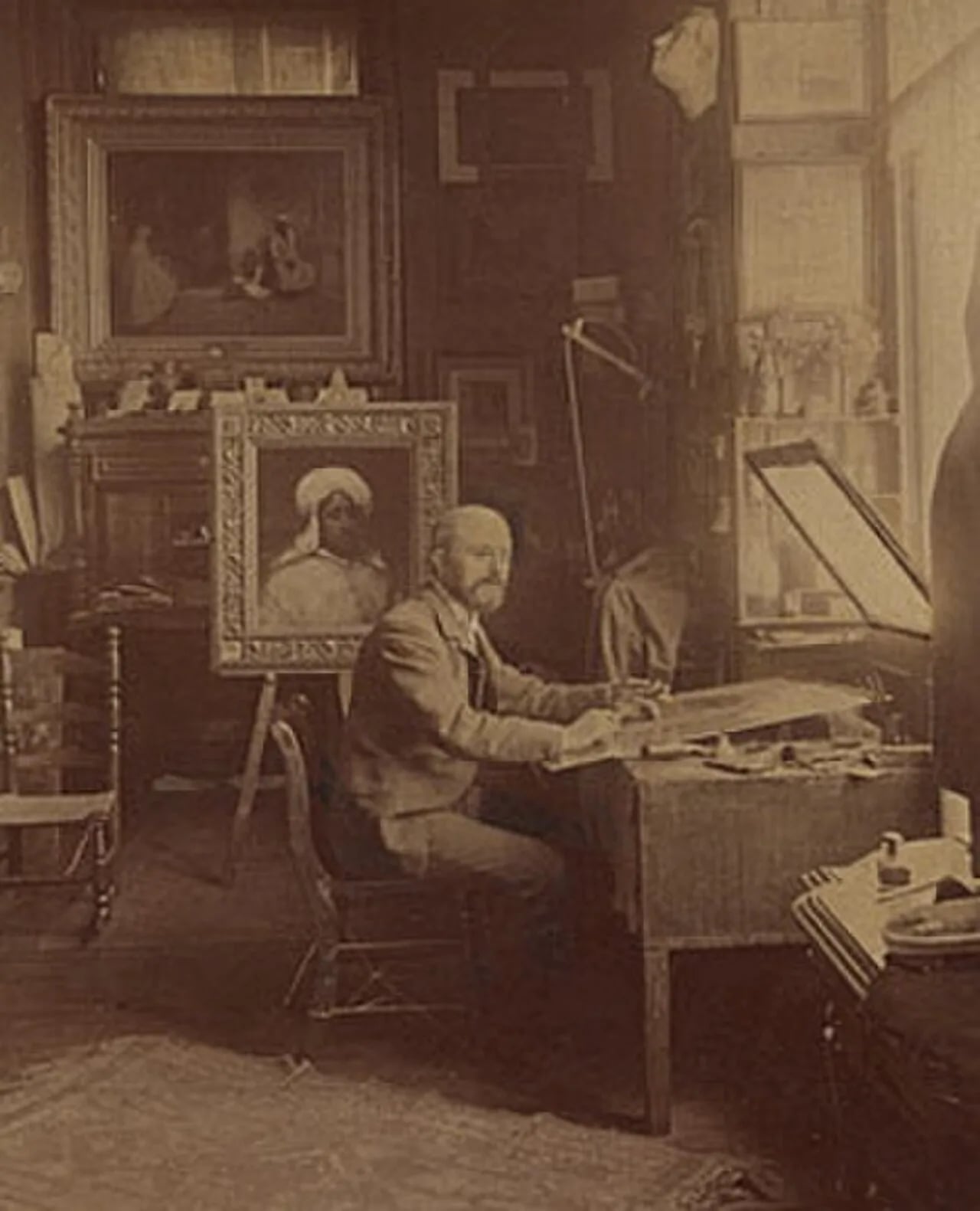 Porträt von William Sartain (1843–1924) – Gedenkseite