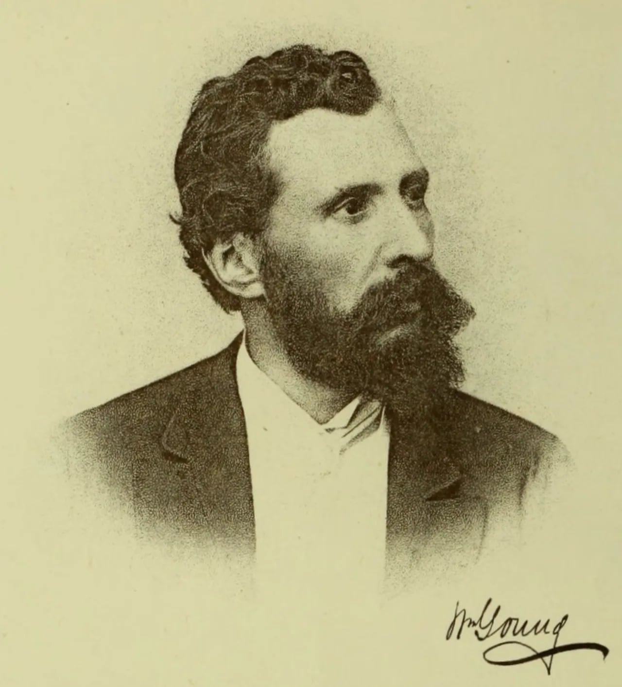Porträt von William Young (1843–1900) – Gedenkseite