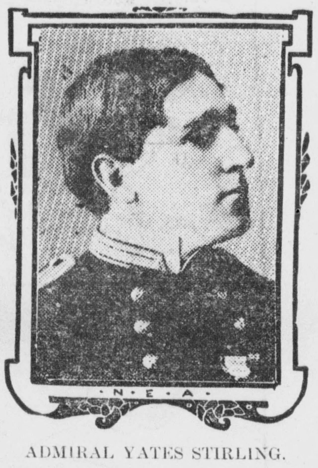 Portrait of Yates Stirling junior (1872–1948) – memorial page