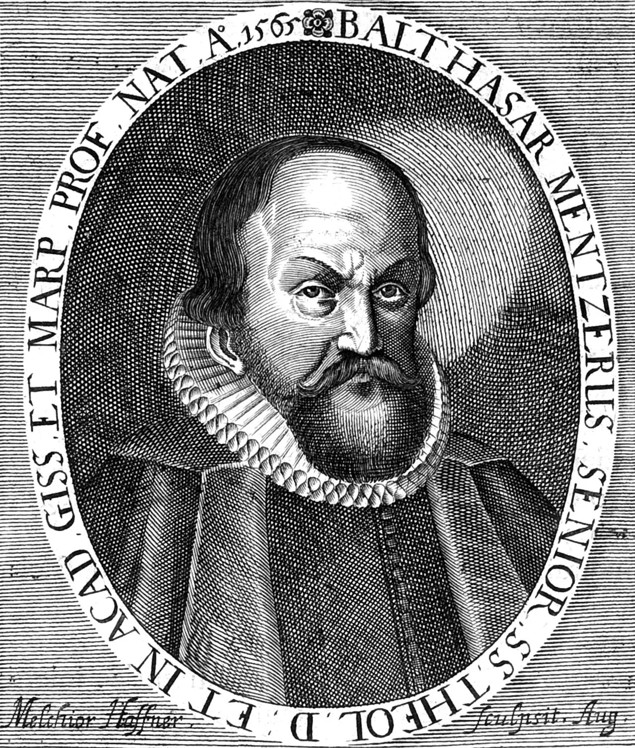 Porträt von Balthasar Mentzer der Ältere (1565–1627) – Gedenkseite