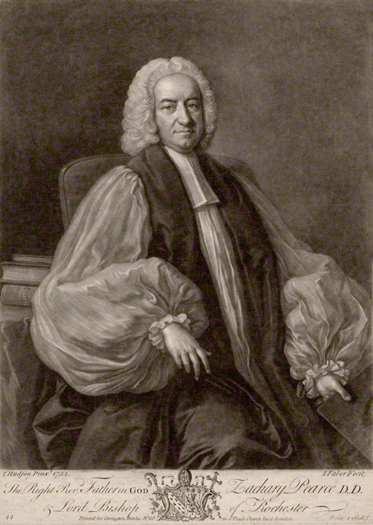 Portrait of Zachary Pearce (1690–1774) – memorial page