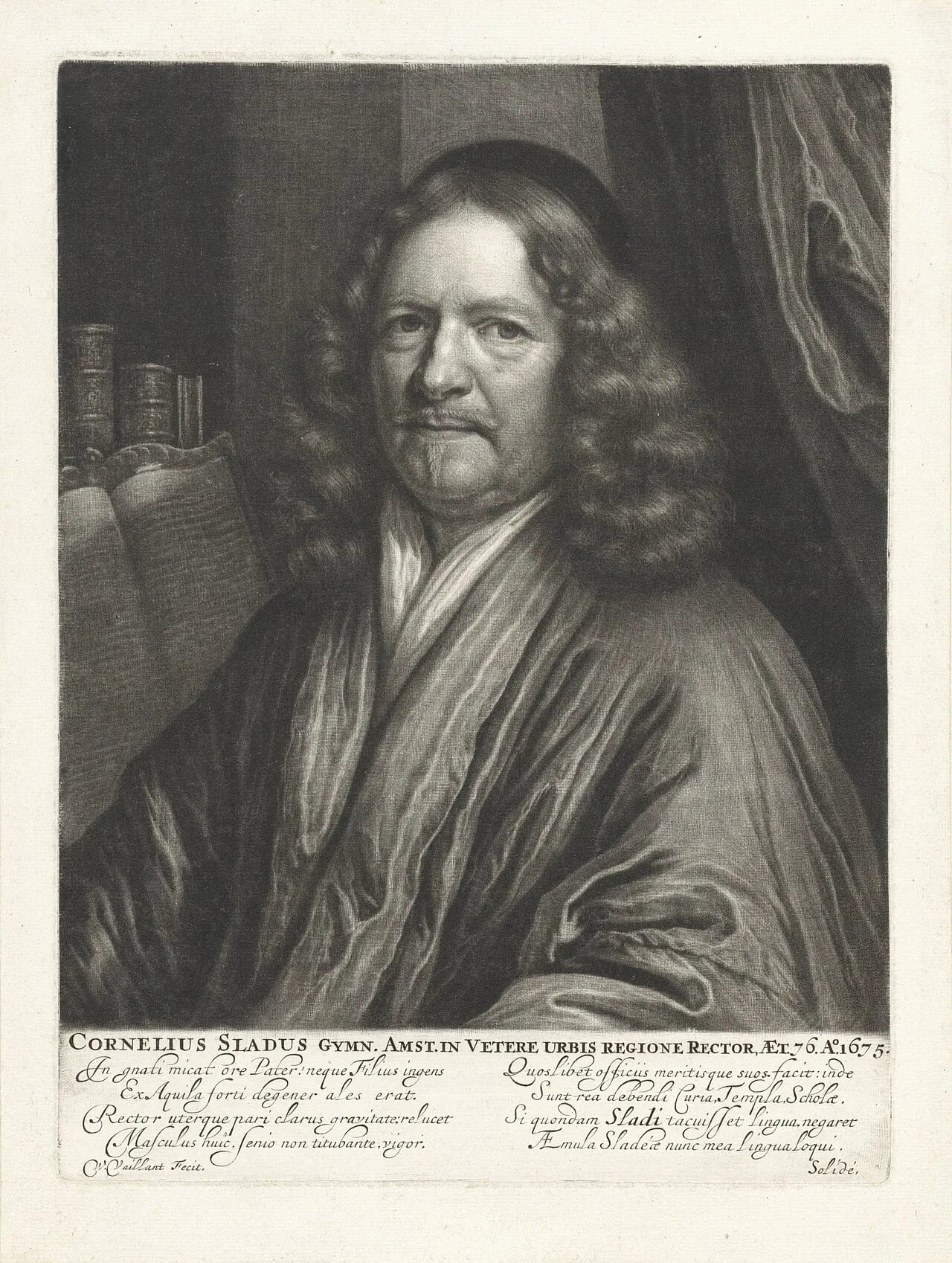 Portrait of Cornelius Slade (1599–1678) – memorial page
