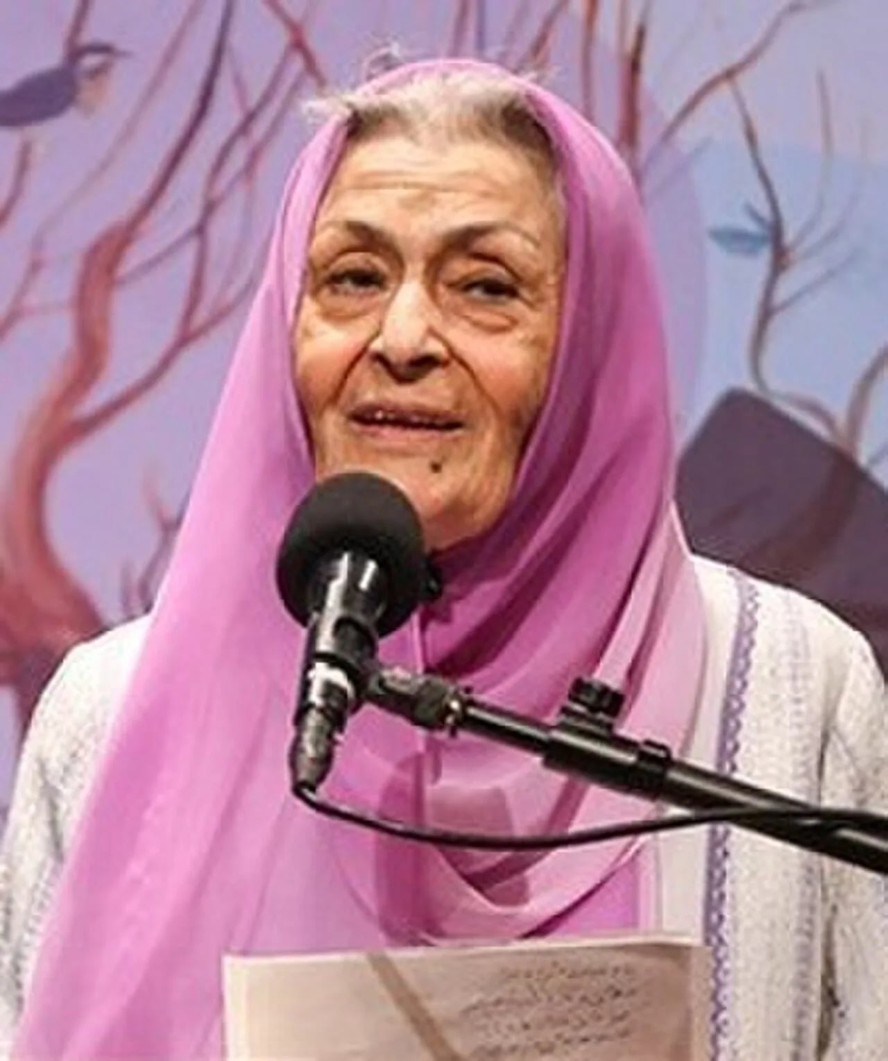 Portrait of Zhaleh Olov (1927–2024) – memorial page