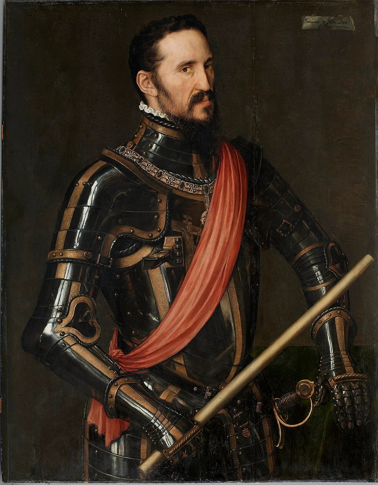 Porträt von Fernando Álvarez de Toledo, Herzog von Alba (1507–1582) – Gedenkseite