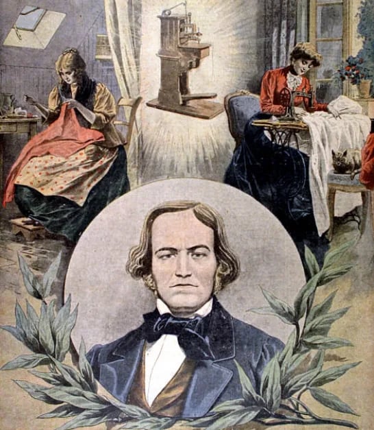 Porträt von Barthélemy Thimonnier (1793–1857) – Gedenkseite