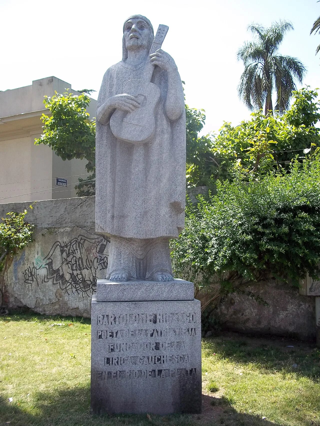 Porträt von Bartolomé Hidalgo (1788–1822) – Gedenkseite