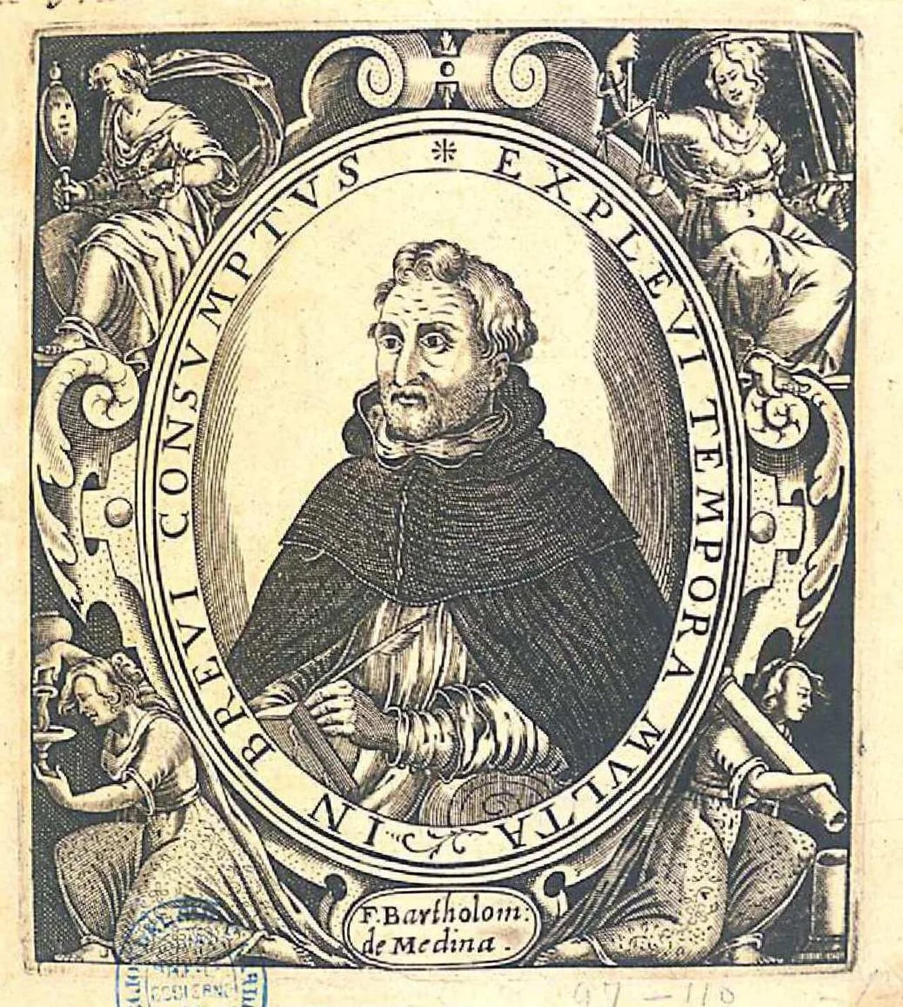 Porträt von Bartolomé de Medina (1527–1580) – Gedenkseite