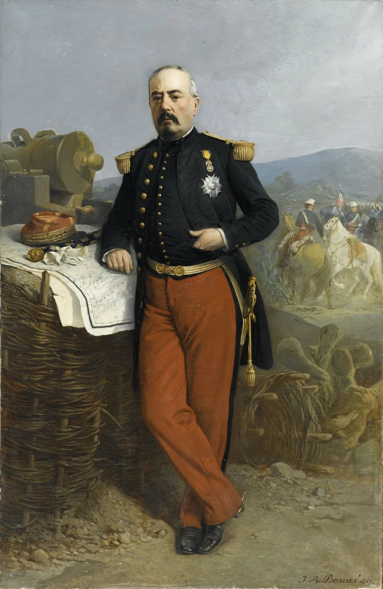 Portrait of François-Achille Bazaine (1811–1888) – memorial page