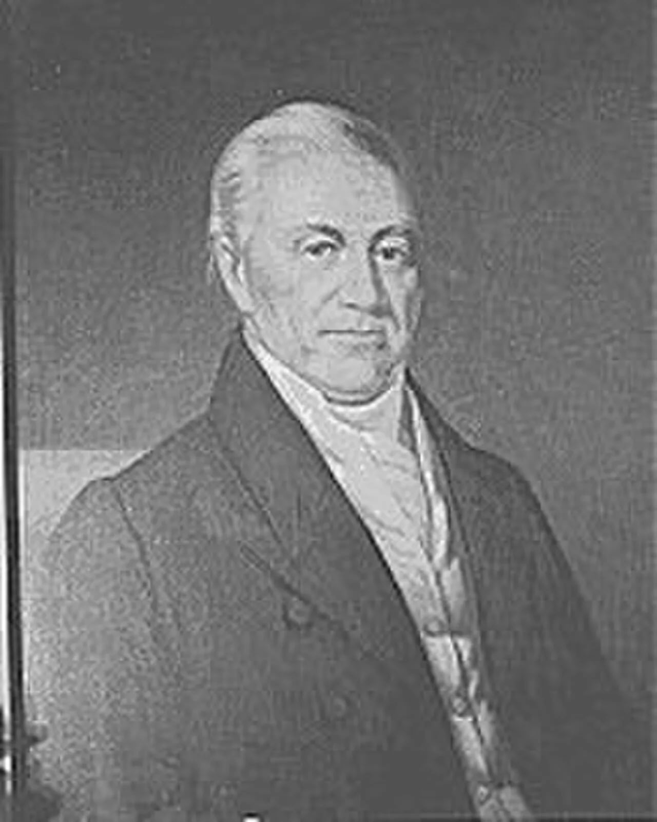 Porträt von Benjamin Pierce (1757–1839) – Gedenkseite
