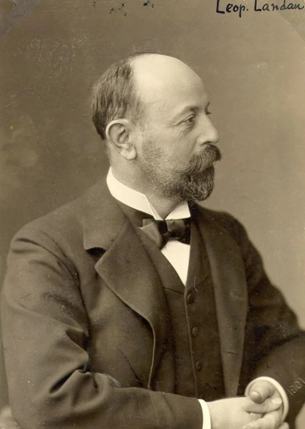 Portrait of Leopold Landau (1848–1920) – memorial page