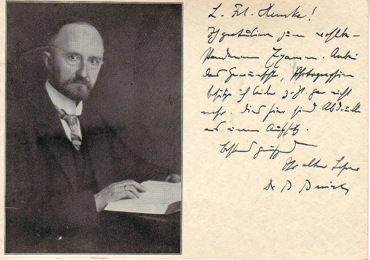 Porträt von Bernhard Bavink (1879–1947) – Gedenkseite