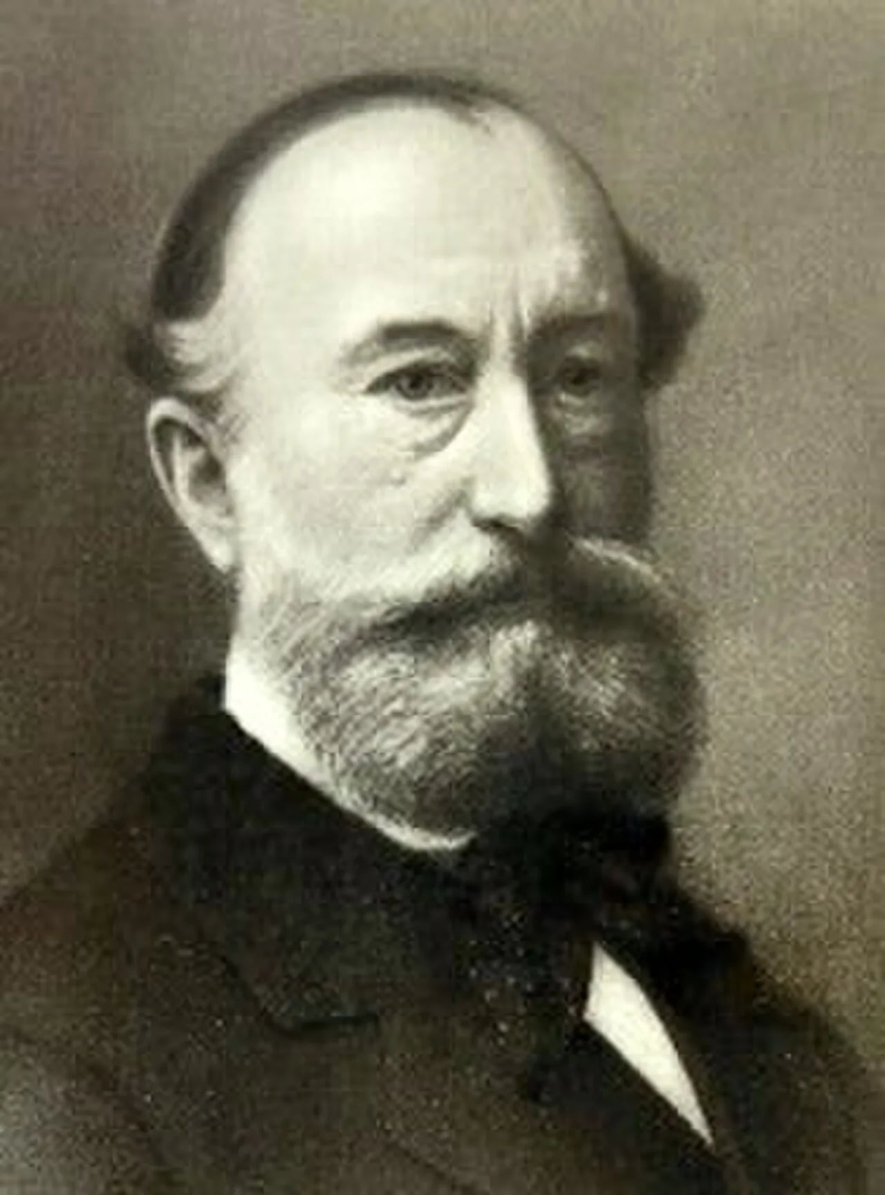 Porträt von Bernhard Paul Friedrich Hugo von Scheibler (1825–1888) – Gedenkseite