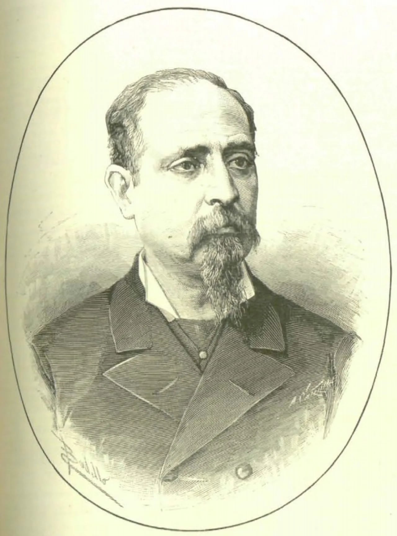 Portrait of Carlos Navarro Rodrigo (1833–1903) – memorial page