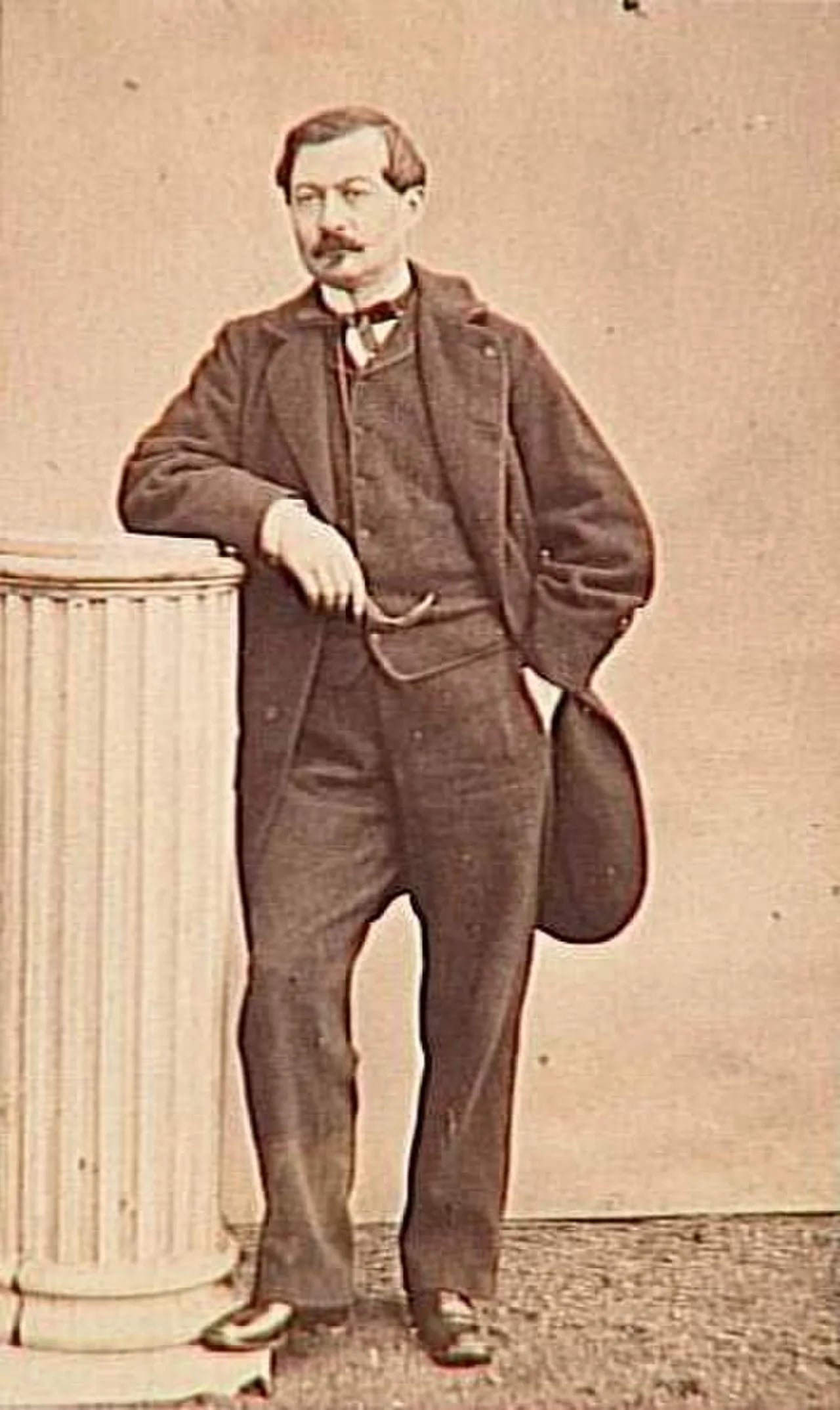 Porträt von Eugène Janvier de La Motte (1823–1884) – Gedenkseite