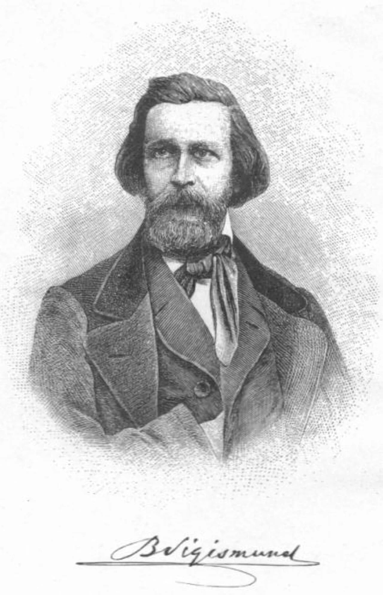 Porträt von Berthold Sigismund (1819–1864) – Gedenkseite