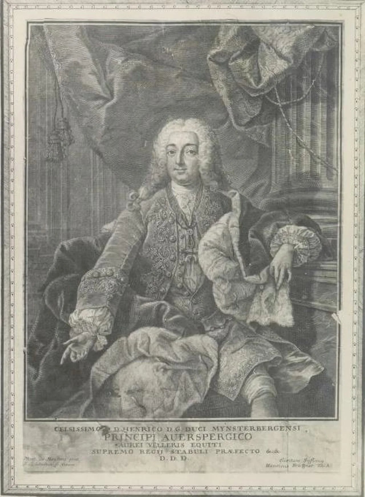 Portrait of Heinrich Josef von Auersperg (1697–1783) – memorial page