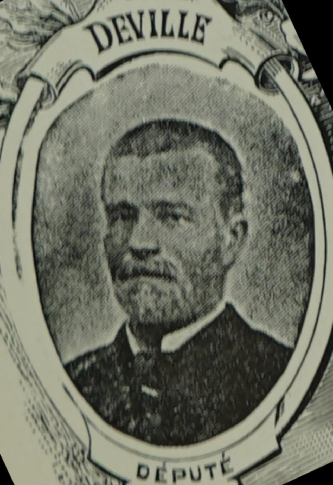 Porträt von Félix-François Deville (1841–1896) – Gedenkseite