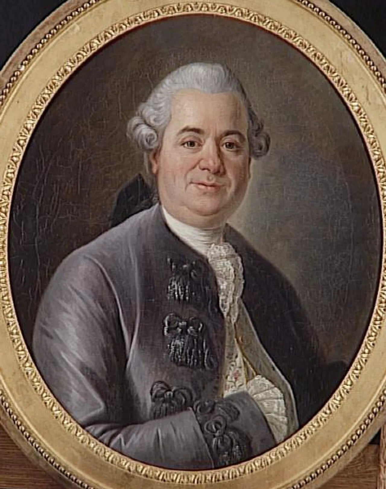 Porträt von Marquis de Vergennes Jean Gravier (1718–1794) – Gedenkseite