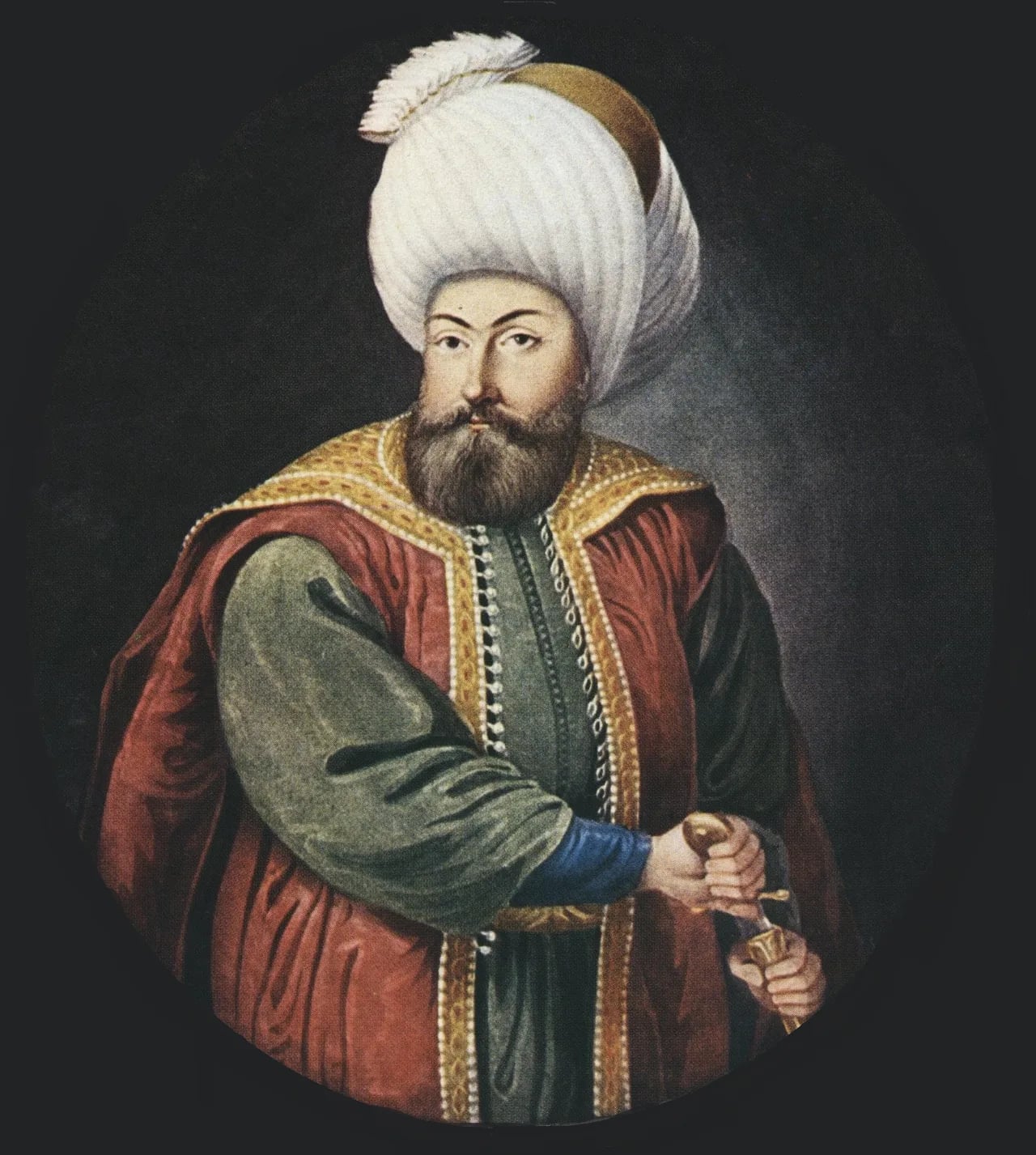 Porträt von Osman I. (1258–1326) – Gedenkseite