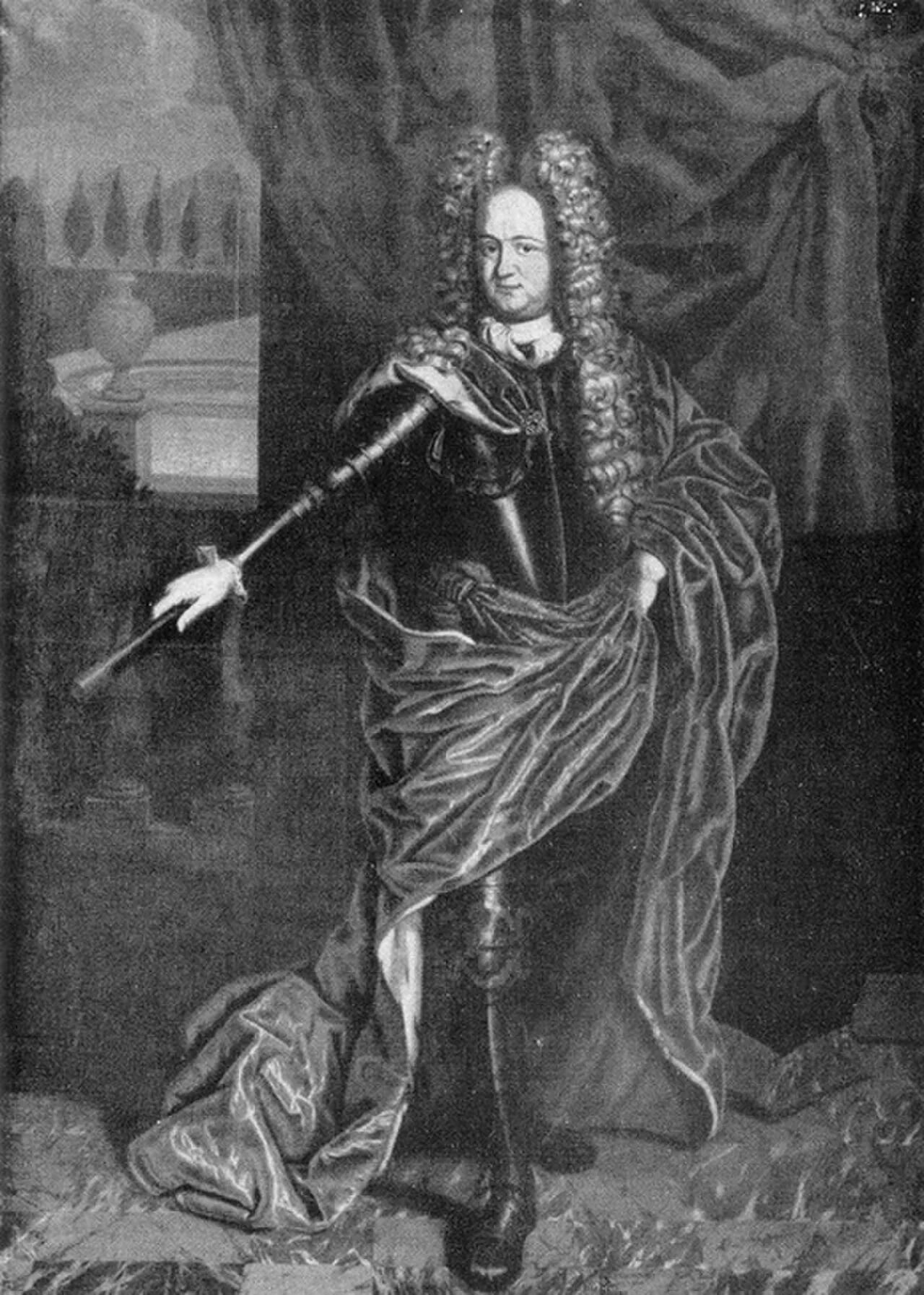 Porträt von Friedrich Wilhelm Adolf (1680–1722) – Gedenkseite
