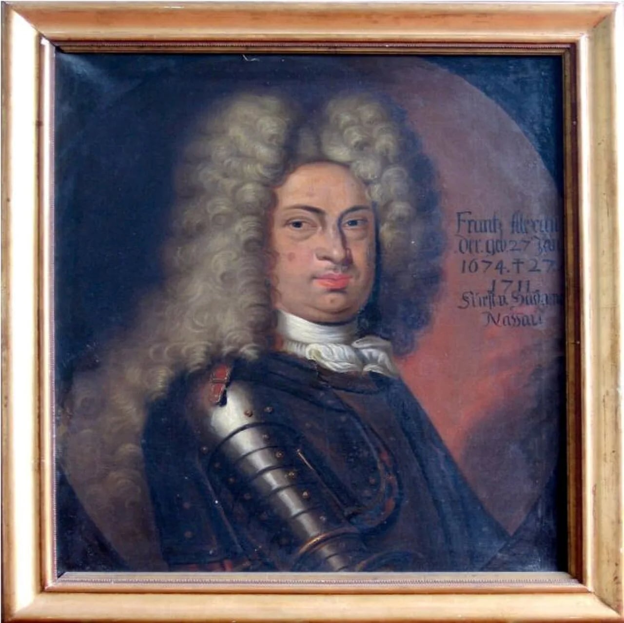 Porträt von Franz Alexander (1674–1711) – Gedenkseite