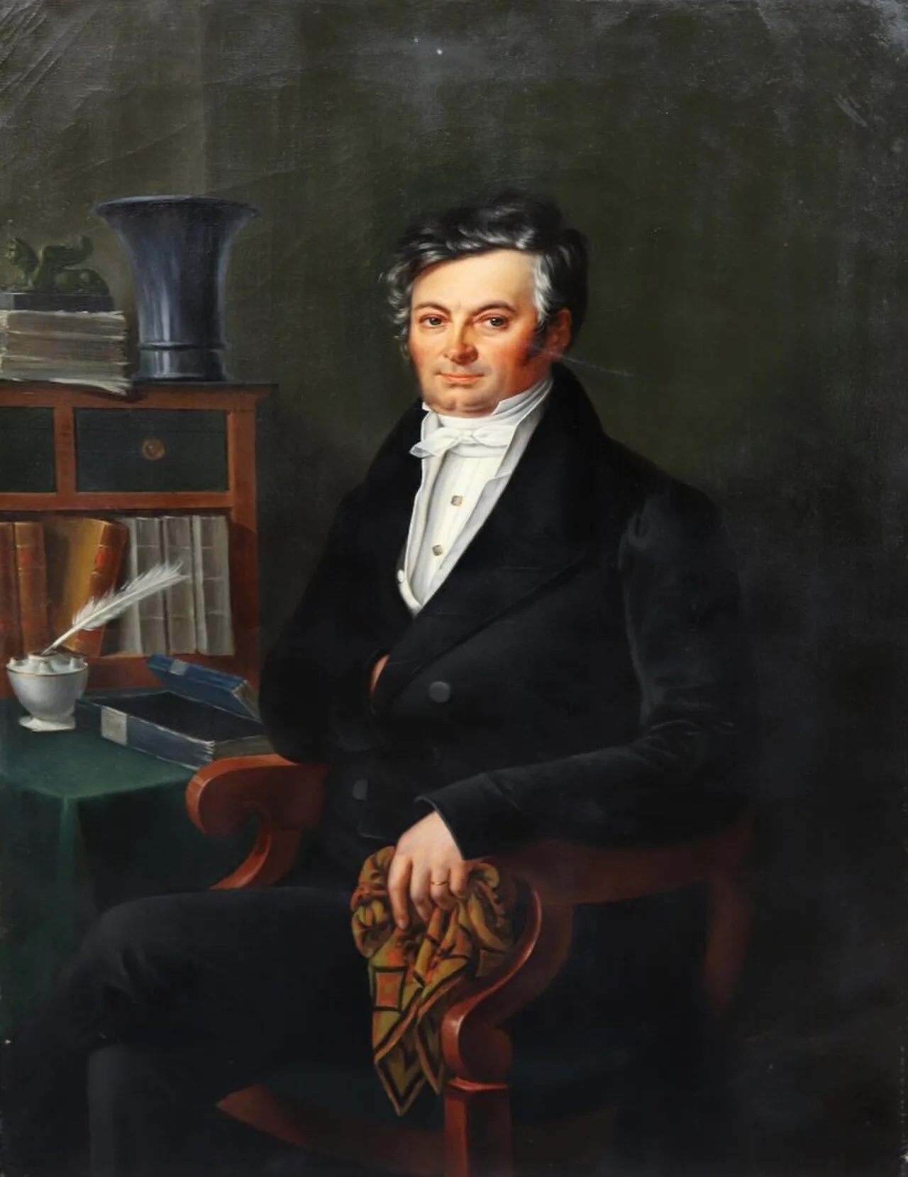 Porträt von Augustin Crignon de Montigny (1782–1856) – Gedenkseite