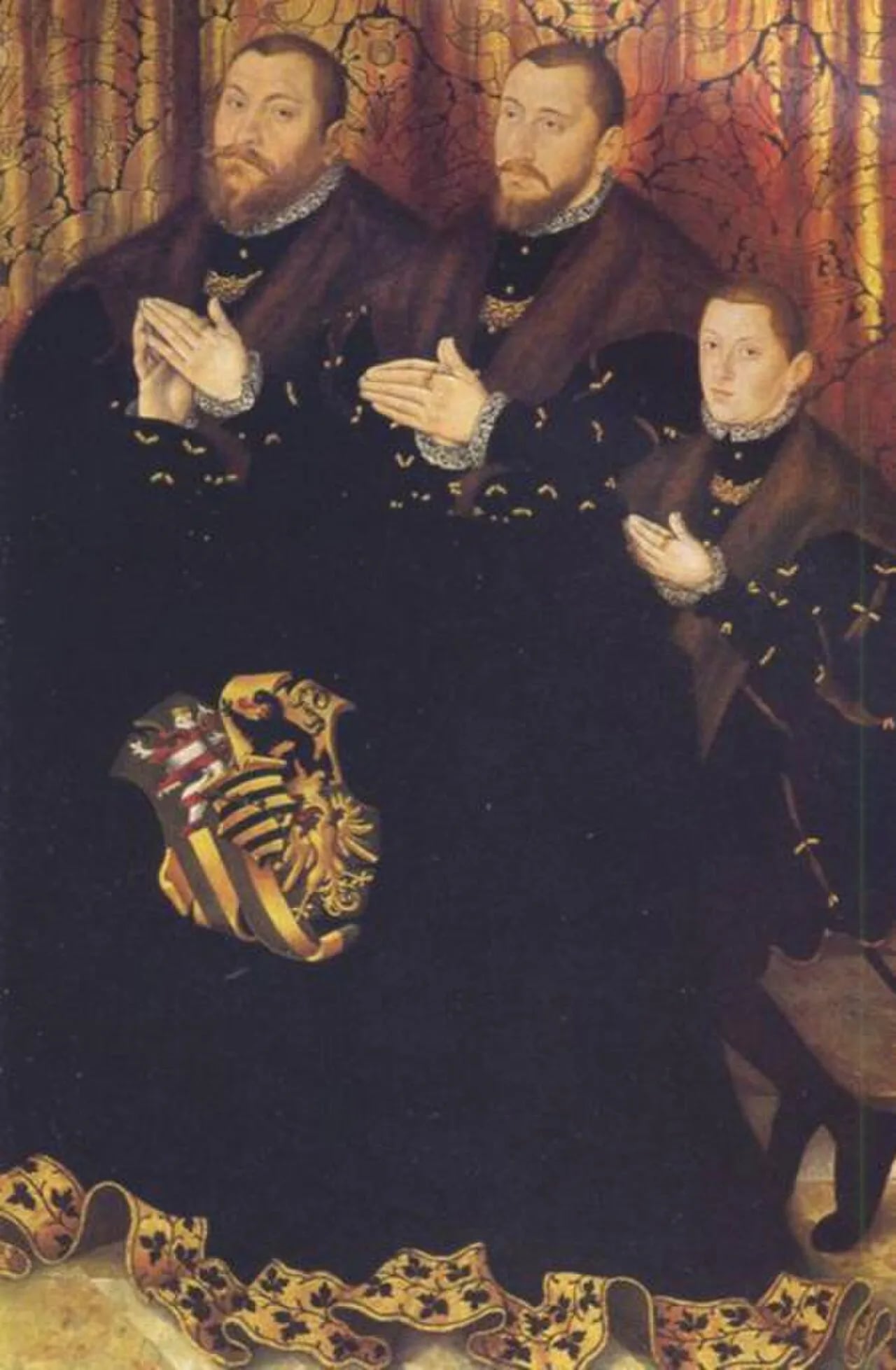 Porträt von Johann Friedrich III. (1538–1565) – Gedenkseite