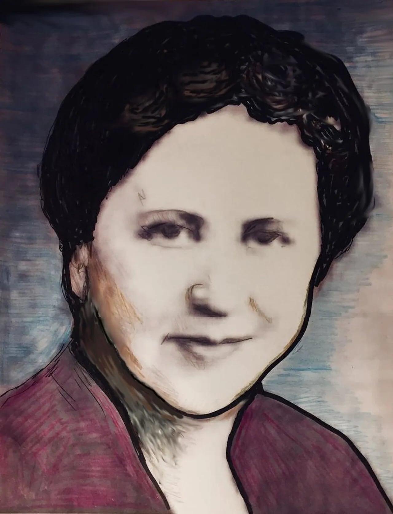 Portrait of Ida Bobula (1900–1981) – memorial page