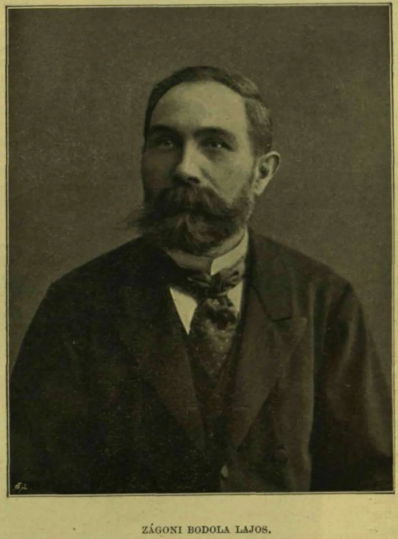 Portrait of Lajos Bodola (1825–1897) – memorial page