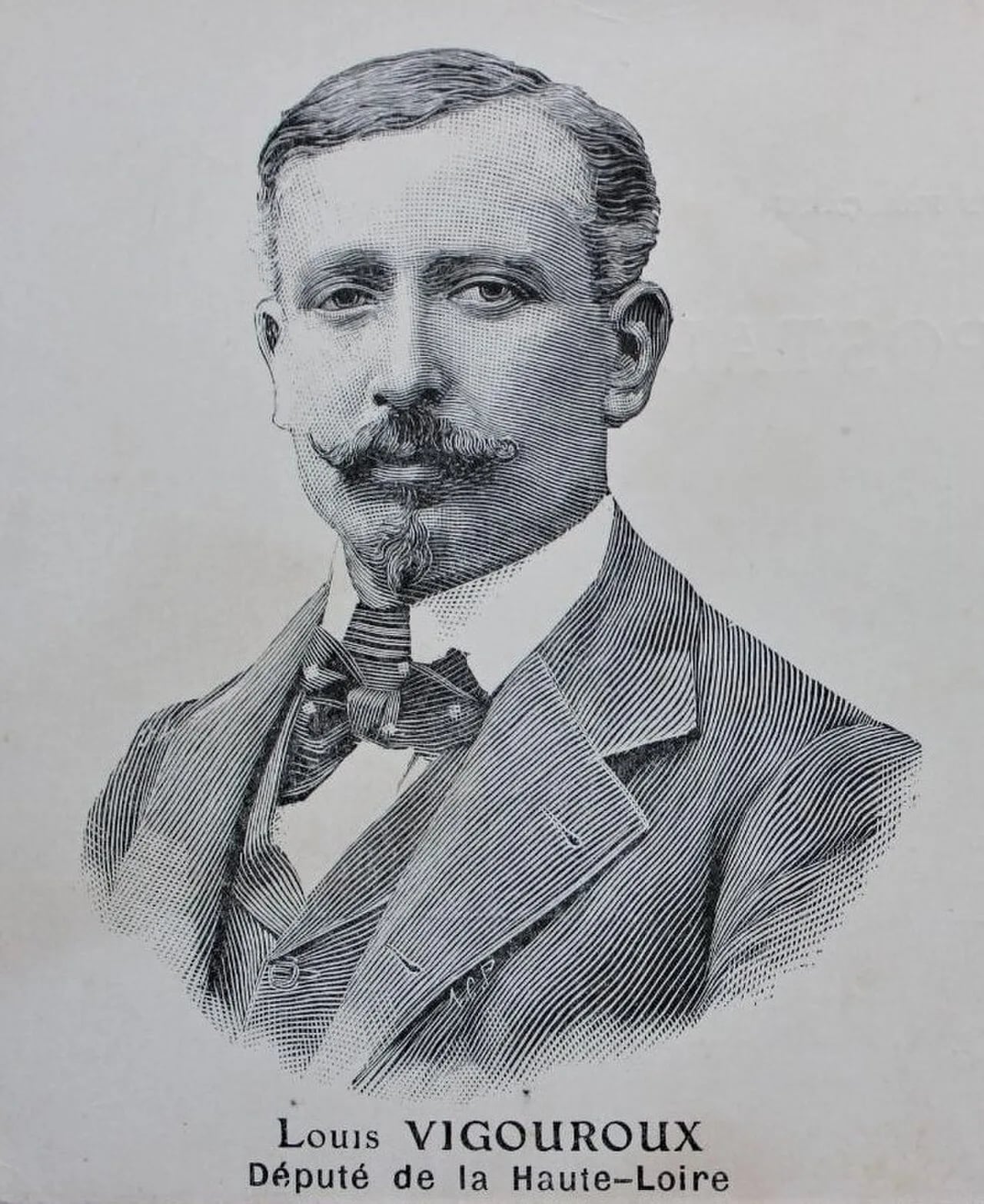 Porträt von Louis Vigouroux (1866–1956) – Gedenkseite