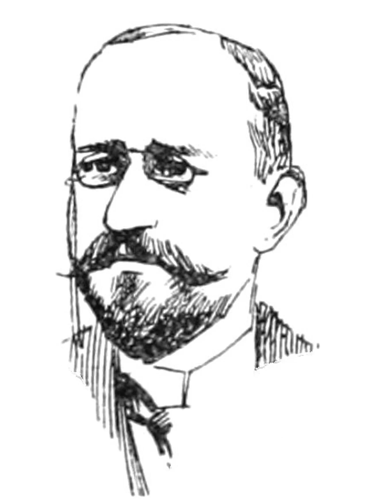 Porträt von Maurice Denécheau (1845–1926) – Gedenkseite