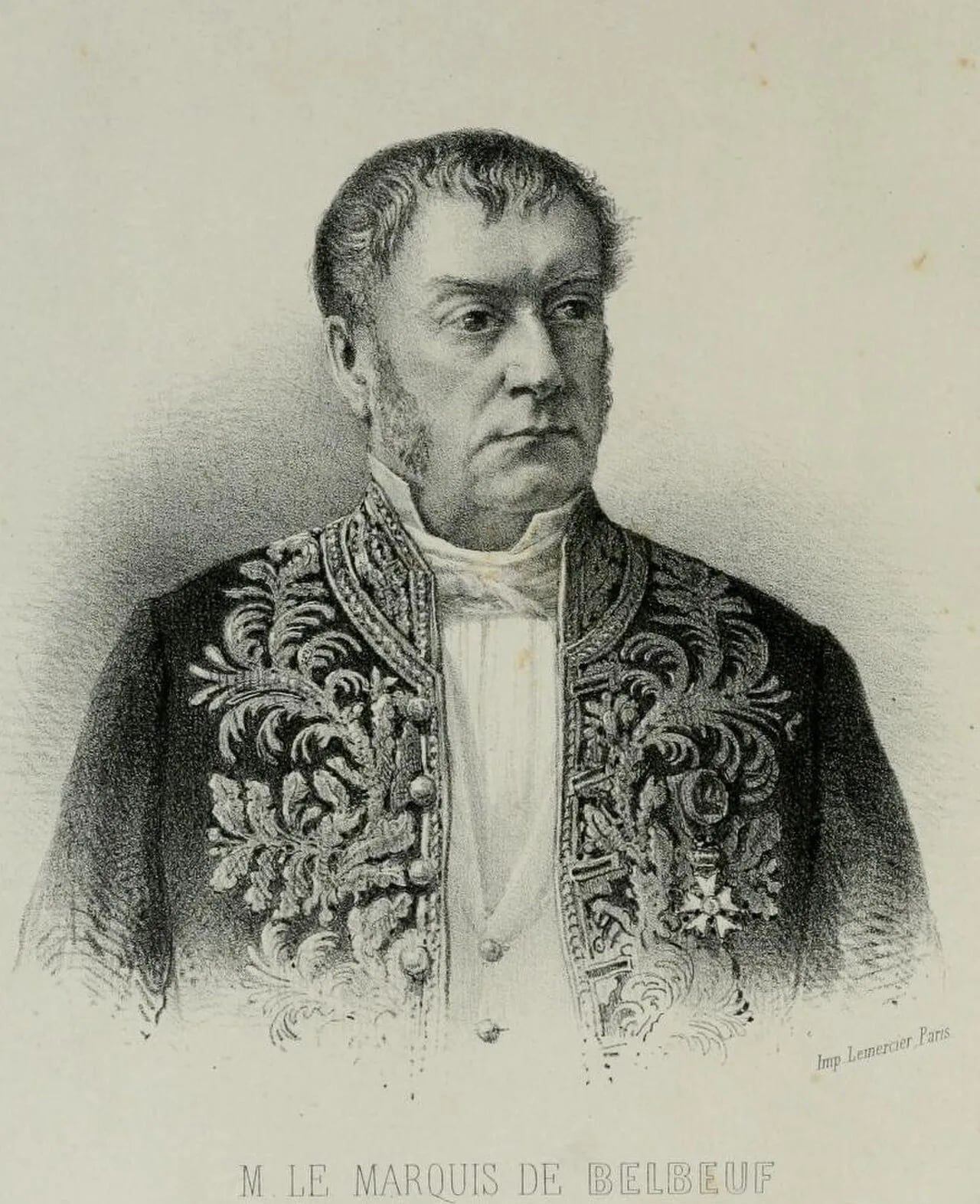 Portrait of Antoine-Louis-Pierre-Joseph Godart de Belbeuf (1791–1872) – memorial page