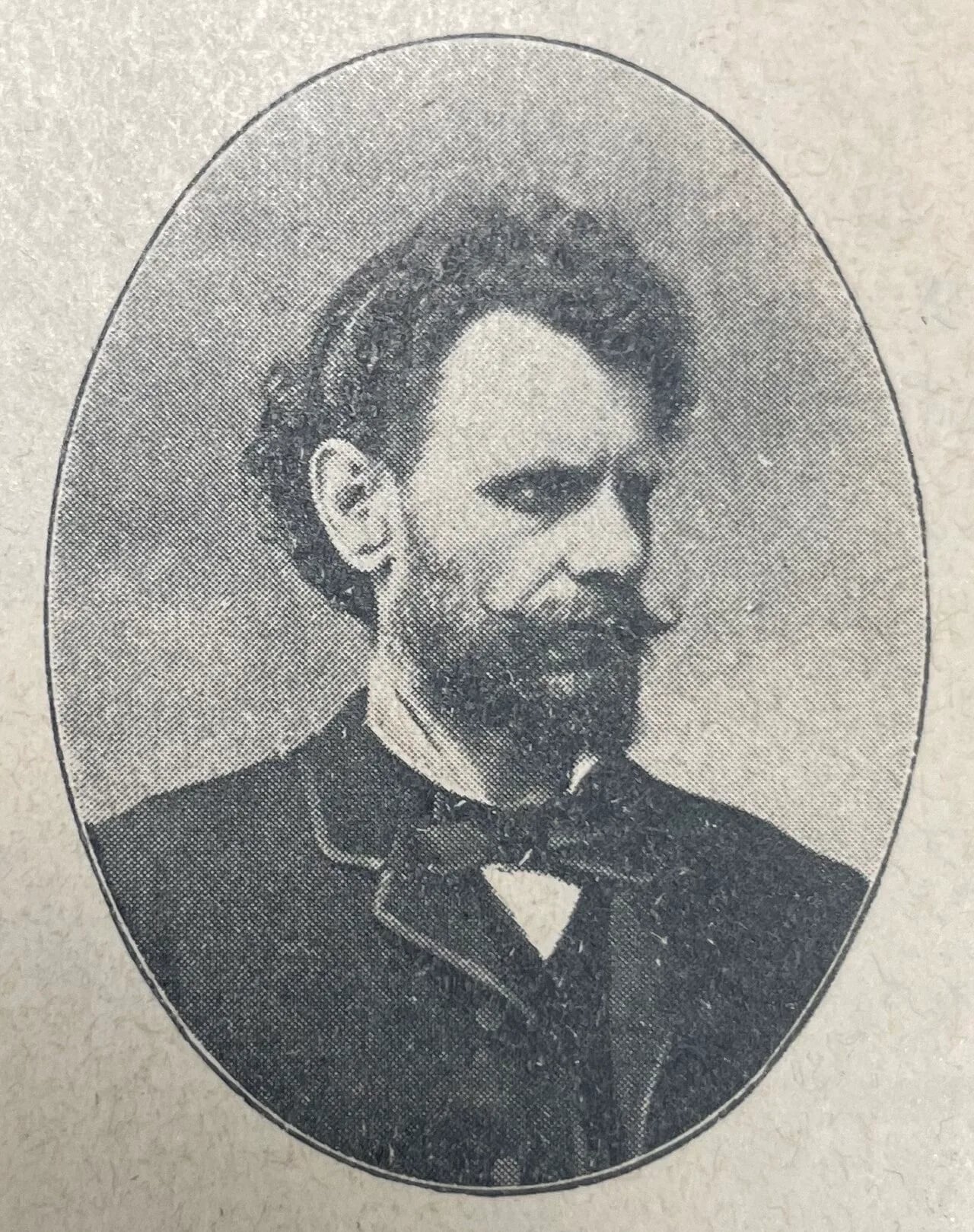 Porträt von Constantin Dausch (1841–1908) – Gedenkseite