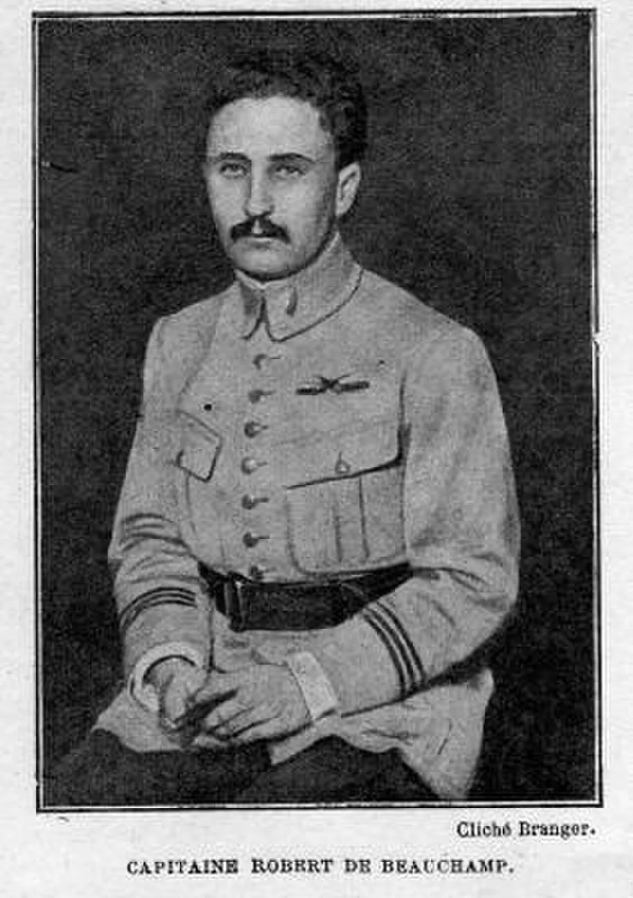 Portrait of Louis Robert de Beauchamp (1887–1916) – memorial page