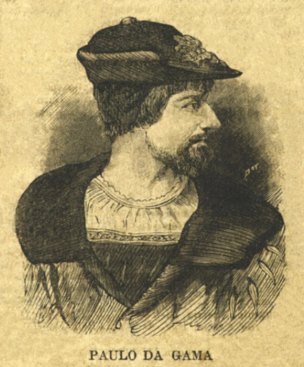Porträt von Paulo da Gama (1465–1499) – Gedenkseite