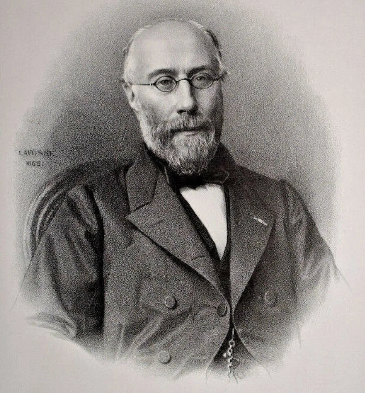 Porträt von Jean-Joseph-Marie-Antoine de Witte (1808–1889) – Gedenkseite