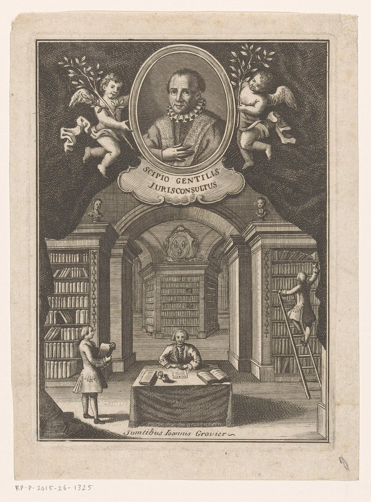 Porträt von Scipione Gentili (1563–1616) – Gedenkseite