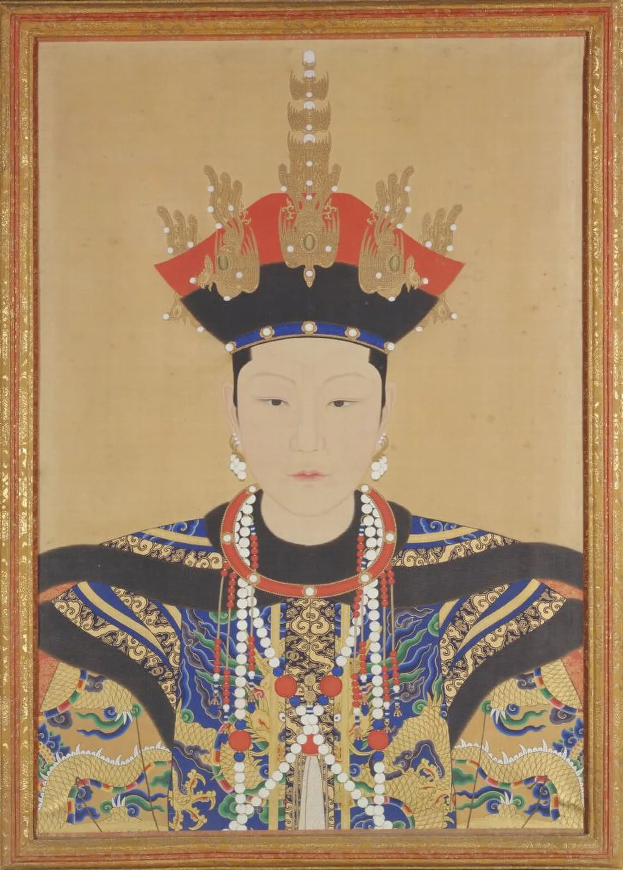 Porträt von Xiaozhaoren (1653–1678) – Gedenkseite