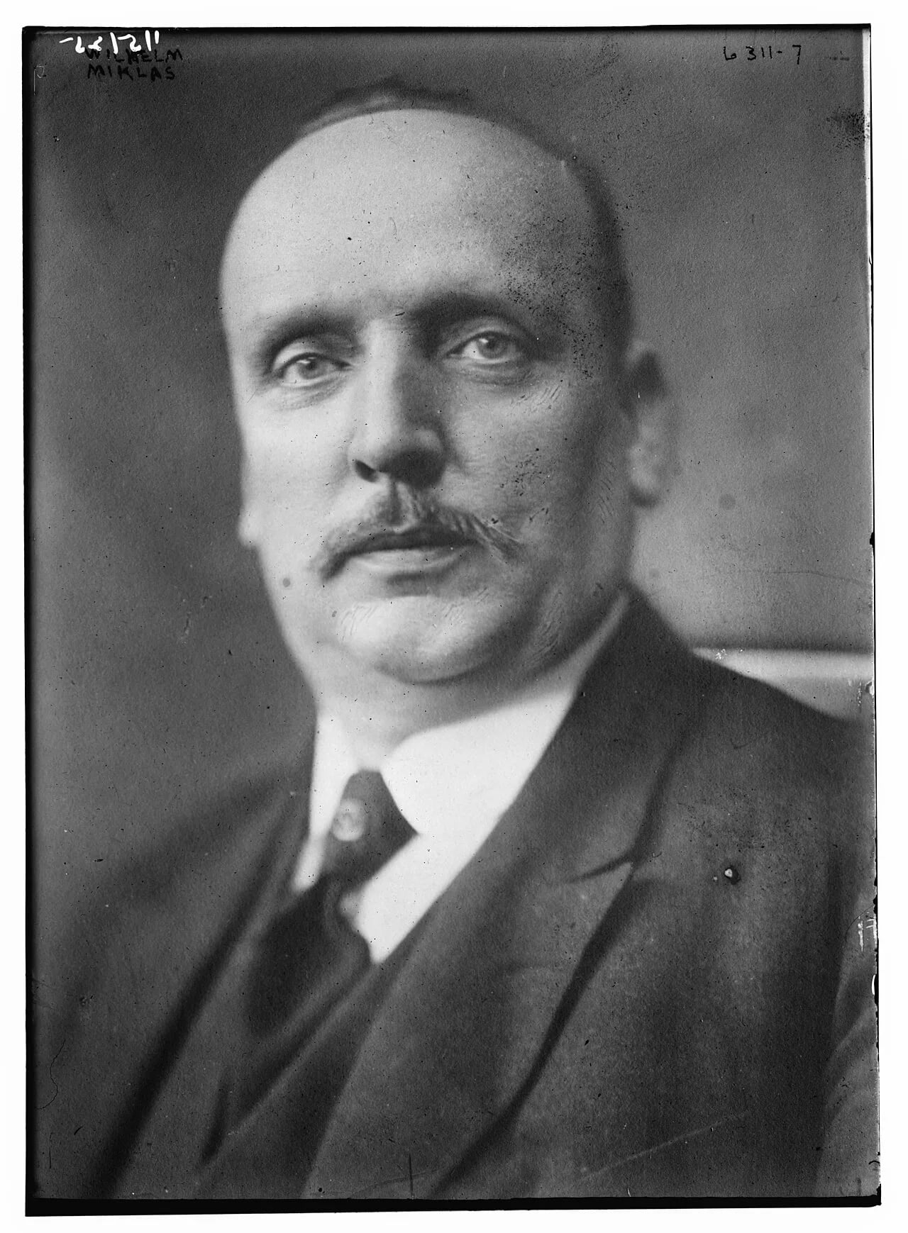 Porträt von Wilhelm Miklas (1872–1956) – Gedenkseite